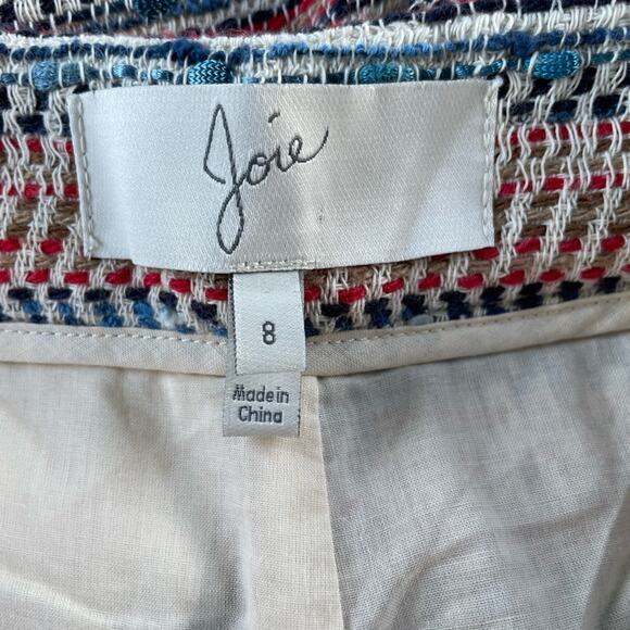 Joie Shorts Merci Blue Santorini Textured Boho Festival - Picture 2 of 5